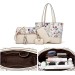 Women Fashion Handbags Wallet Tote Bag Shoulder Bag Top Handle Satchel Purse Set 4Pcs