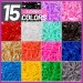 Teenitor Elastic Hair Ties, Hair Accessories For Girls, Colorful Baby Elatic Hair Bands Set With Hair Clips